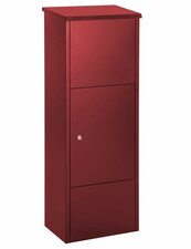 Pakketbrievenbus parcelbox mat bordeaux rood (RAL 3005)